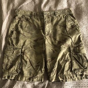 Camo Cargo Shorts. Nike. “All Conditions Gear”. 36. Waist